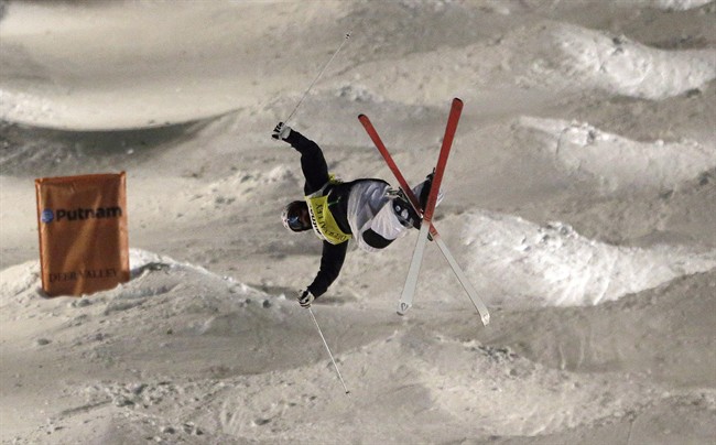 Mikael Kingsbury competes in Jan. 2014, in Park City, Utah.
