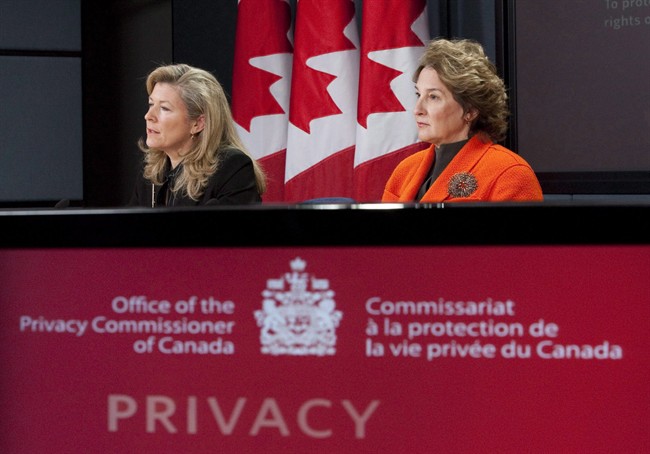 Outgoing privacy commissioner Jennifer Stoddart, right, and Assistant Commissioner Chantal Bernier are pictured in Ottawa, Ont., on Tuesday November 17, 2009. 