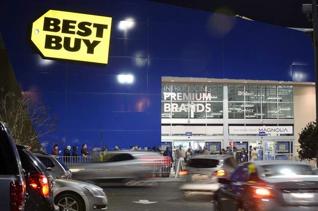 Sales at Best Buys tumbled this holiday season, as more consumers found their electronics fix through online vendors and other retail outlets.