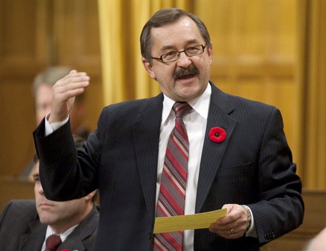 Conservative MP for Souris Moose Mountain Ed Komarnicki is pictured in Ottawa, Nov.6, 2009. THE CANADIAN PRESS/Adrian Wyld.