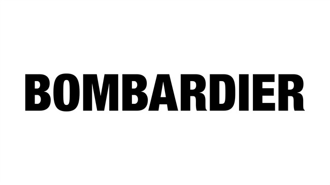The logo of Bombardier is shown. THE CANADIAN PRESS/HO.