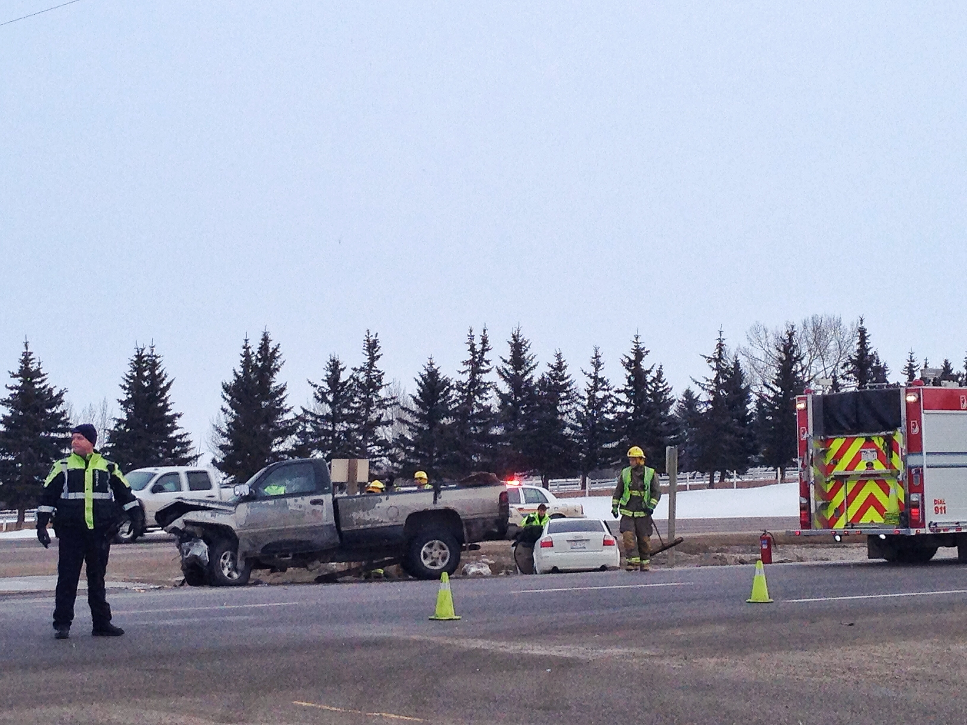 Fatal Crash On Trans-Canada Highway - Calgary | Globalnews.ca