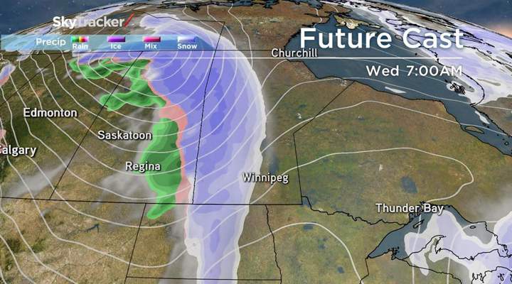 MB storm Winnipeg forecast Prairies