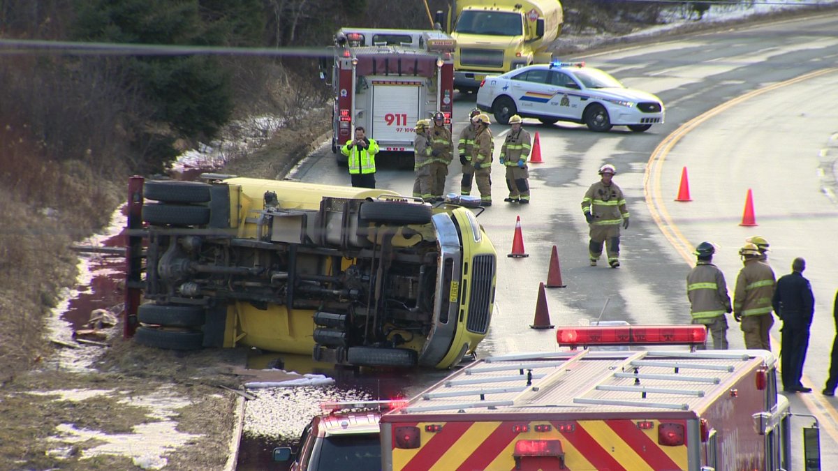 Gallery: oil truck flips, spills load in Dartmouth - Halifax ...