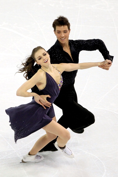 Alexandra Paul and Mitchell Islam of Canada compete in the Short Dance during the ISU Four Continents Figure Skating Championships at World Arena on February 11, 2012 in Colorado Springs, Colorado. 