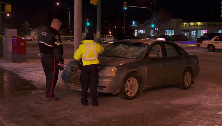 A Saskatoon man is dead after he was hit by a car at the intersection of 22nd Street West and Avenue P.