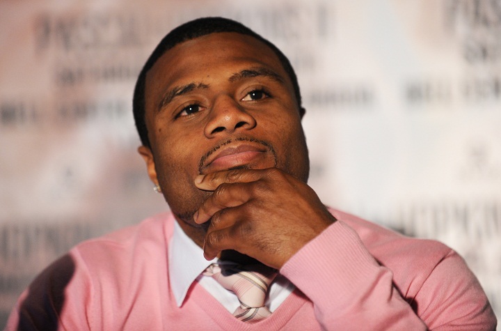 Haitian-born boxer Jean Pascal listens at a news conference March 29, 2011 in New York.