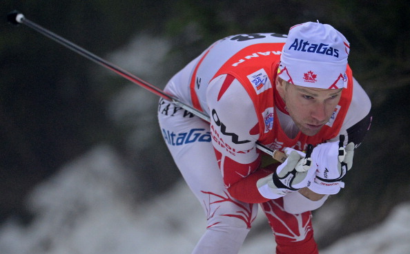 Devon Kershaw of Canada competes in the men's cross-country Tour de Ski prologue 4,5 kilometers free individual event on December 28, 2013 in Oberhof, eastern Germany.  