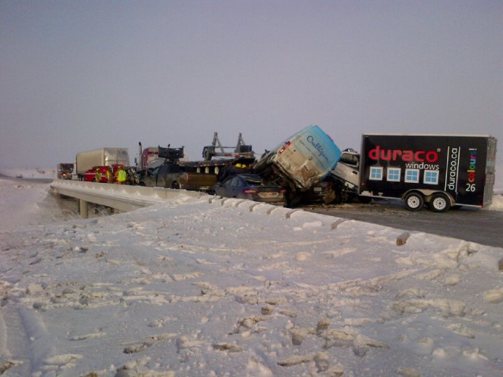 UPDATE Multivehicle pile up on Highway 11 near Lumsden Globalnews.ca