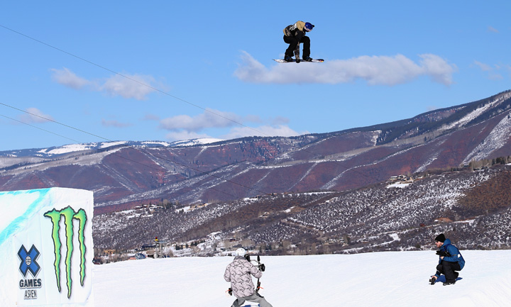 Saskatchewan’s Mark McMorris finishes second in snowboard slopestyle at 2014 X Games.