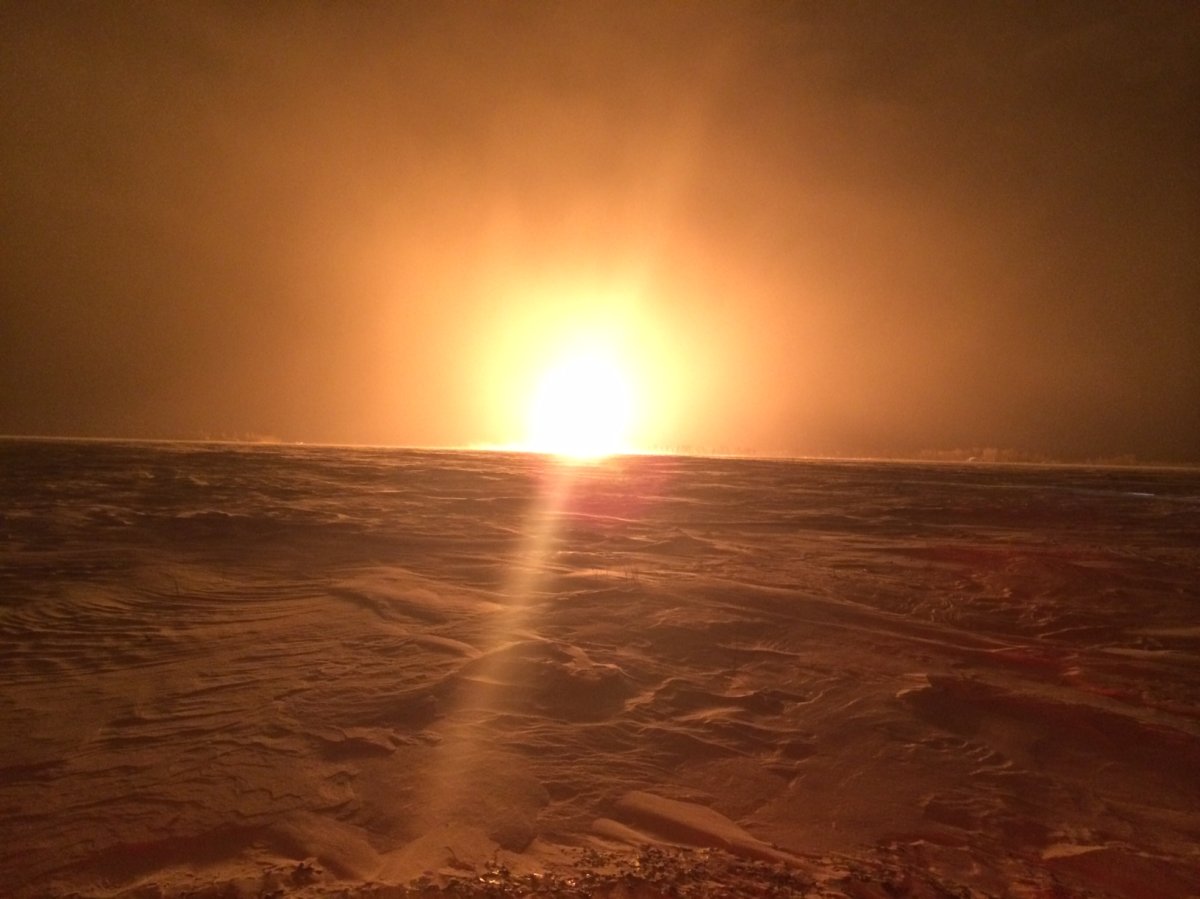 Thousands of residents in southern Manitoba remained without heat Monday as wind chill warnings continued following a gas pipeline fire early Saturday.