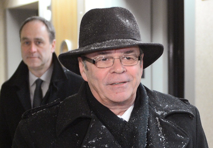 Former FTQ president Michel Arsenault arrives at the Charbonneau Commission on Monday Jan. 27, 2014.
