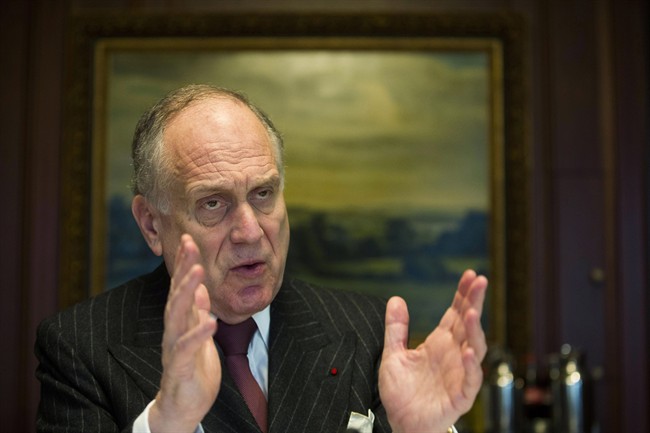 The president of the World Jewish Congress Ronald Lauder anwers to questions during an interview with The Associated Press at a hotel in Berlin, Thursday, Jan. 30, 2014.