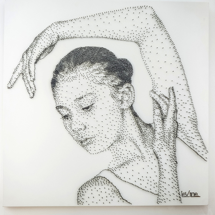 A nail image of a ballet dancer: