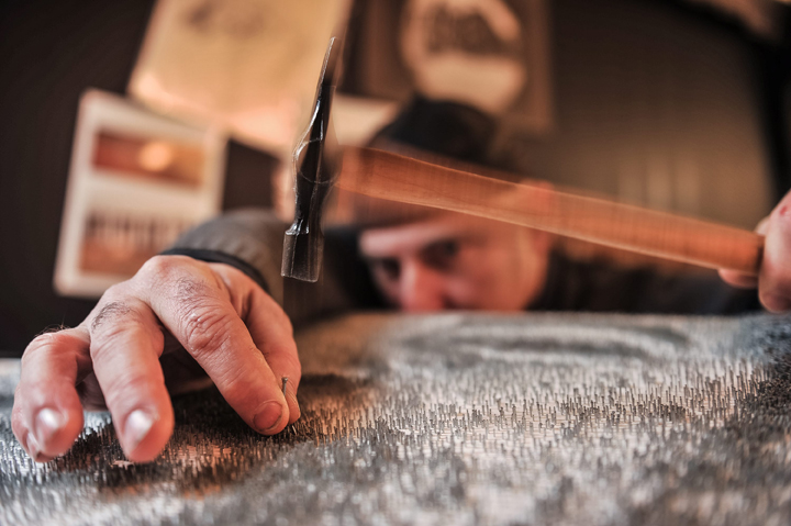 UK artist Marcus Levine has really nailed it with these unusual works of art.