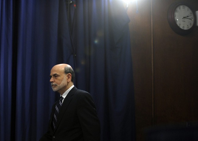 Former U.S. Federal Reserve chairman Ben Bernanke, the man responsible for implementing a plan to pump $85 billion a month into the U.S. economy for the past several years.