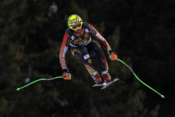 Manuel Osborne-Paradis of Canada competes during the Audi FIS Alpine Ski World Cup Men's Downhill on December 21, 2013 in Val Gardena, Italy. 