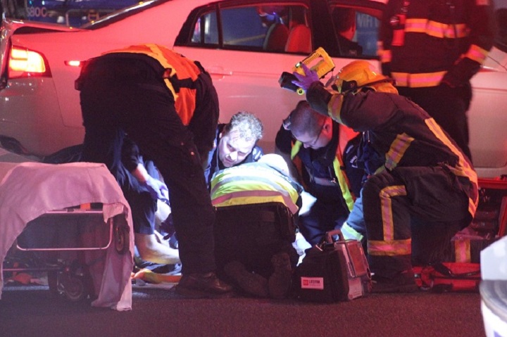 Pedestrian struck by tractor trailer in Surrey dies of her injuries ...
