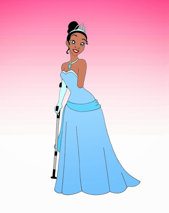 Artist depicts Disney princesses with physical disabilities National