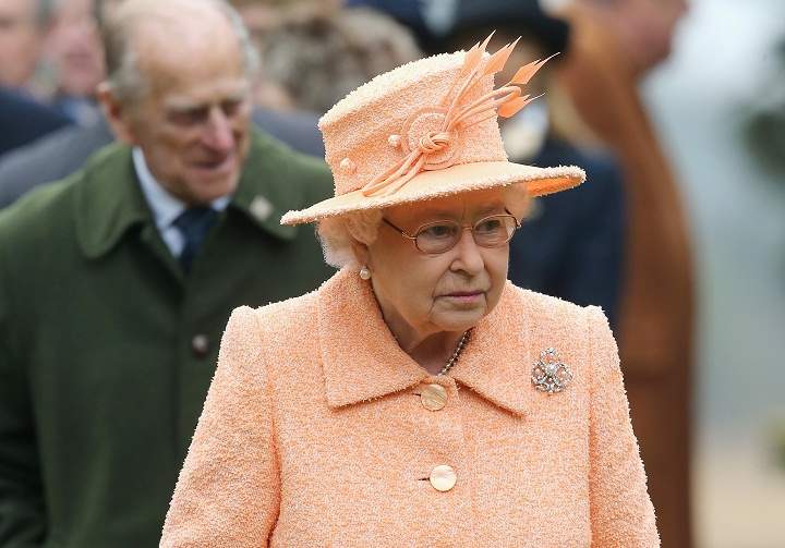 Queen Elizabeth II and Prince Phillip, Duke of Edinburgh, in Norwich, England on January 19, 2014.