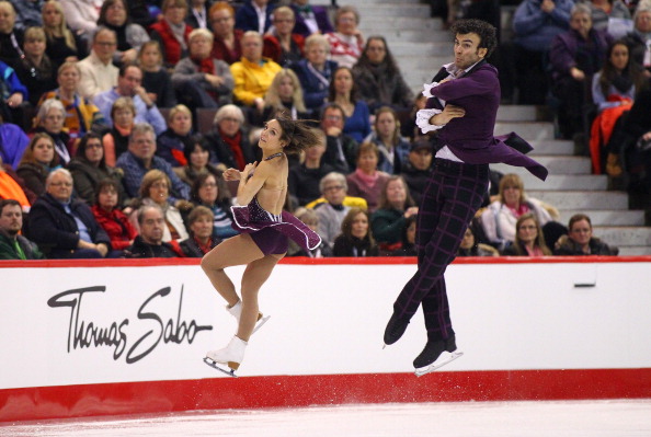 Meagan Duhamel and Eric Radford skate in the Senior Pair Free Program during the 2014 Canadian Tire National Figure Skating Championships at Canadian Tire Centre on January 11, 2014 in Ottawa, Ontario.