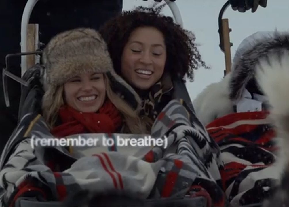 The 'remember to breathe' campaign has been extremely popular for Travel Alberta.