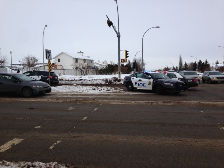 Police conducted a “high-risk takedown” in the area of 153 Avenue and 66 Street Saturday, Jan. 11, 2014.