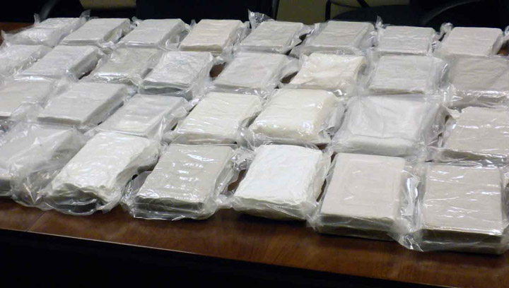 Some of the cocaine seized in November 2011 in Saskatchewan's largest drug bust. Saskatchewan’s highest court will release its decision Wednesday on whether to increase jail time for three men sentenced in the bust.