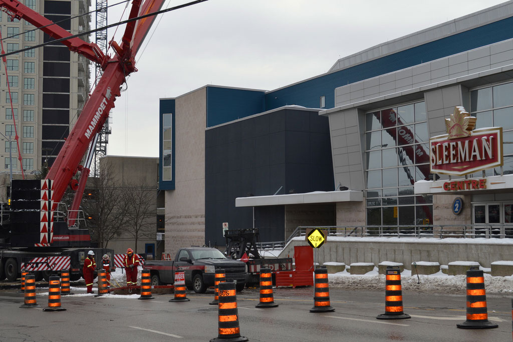 The Sleeman Centre in Guelph is the first building in the city to use district energy.