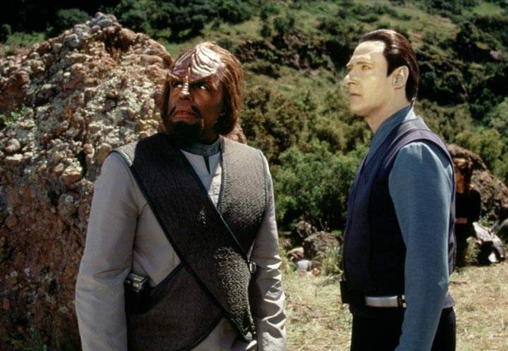 Still image from Star Trek: Insurrection.