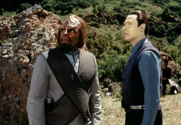 Still image from Star Trek: Insurrection.
