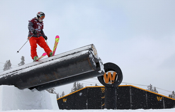 Yuki Tsubota of Canada competes during qualifying for the womens FIS Ski Slopestyle World Cup at U.S. Snowboarding and Freeskiing Grand Prix on December 20, 2013 in Copper Mountain, Colorado.