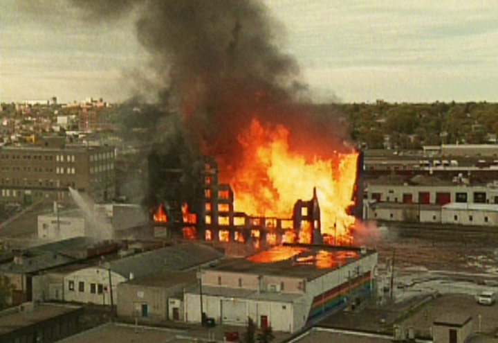 Uncle Ed’s on fire in 1996.