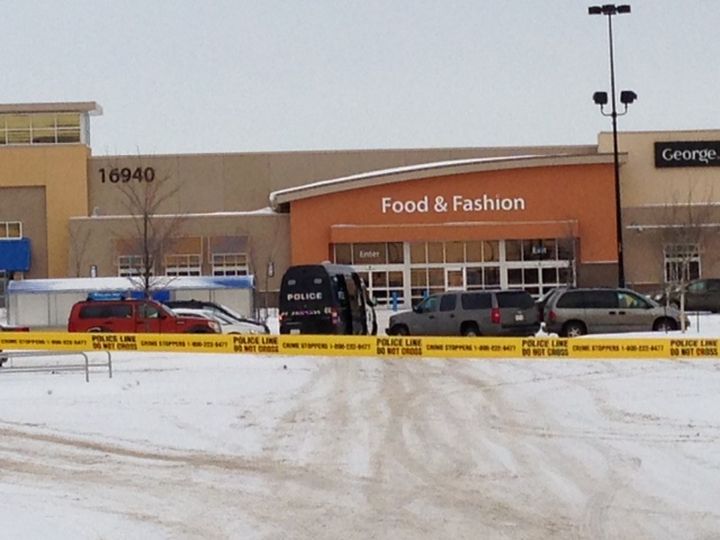 Police were called to the Albany Walmart, located in the area of 169 Avenue and 127 Street, around 10:20 a.m. Tuesday, Jan. 14, 2014.