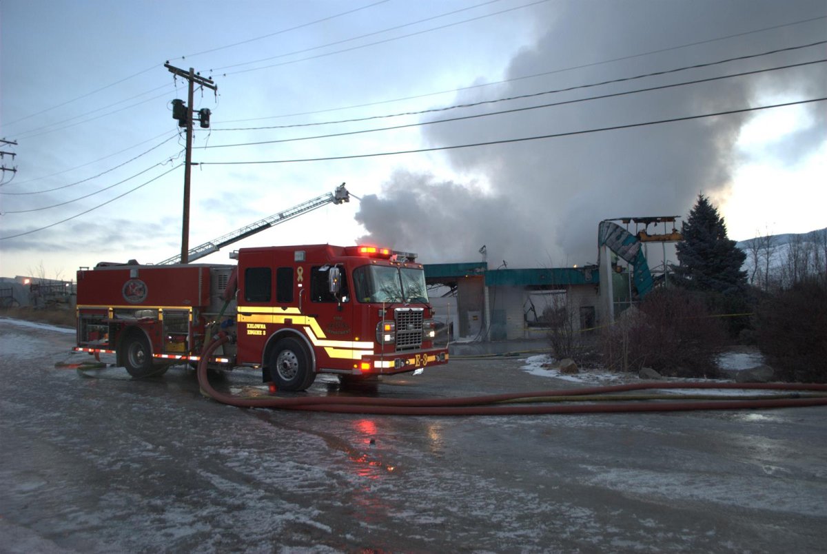 UPDATE Kelowna fire puts 40 people out of a job Globalnews.ca