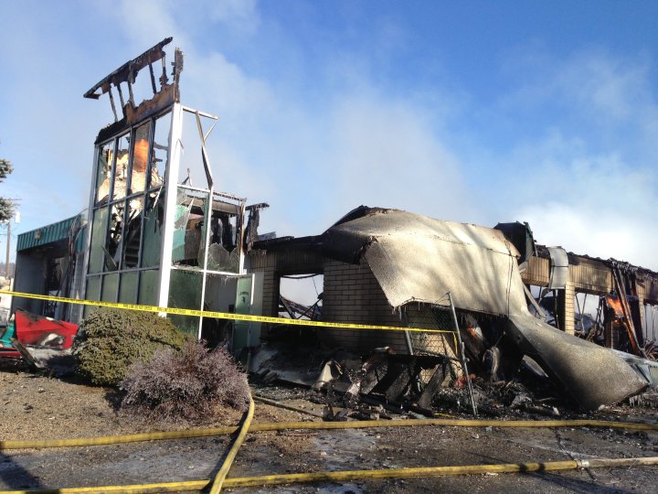 UPDATE Kelowna fire puts 40 people out of a job Globalnews.ca