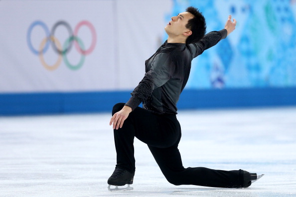 Patrick Chan of Canada competes during the Men's Figure Skating Short Program on day 6 of the Sochi 2014 Winter Olympics at the at Iceberg Skating Palace on February 13, 2014 in Sochi, Russia.