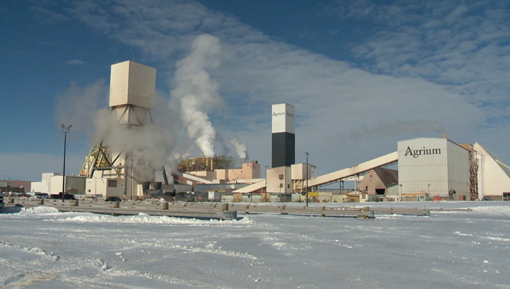 A fire at Agrium's Vanscoy potash mine Friday night forced more than 50 miners to spend the night underground in emergency shelters.