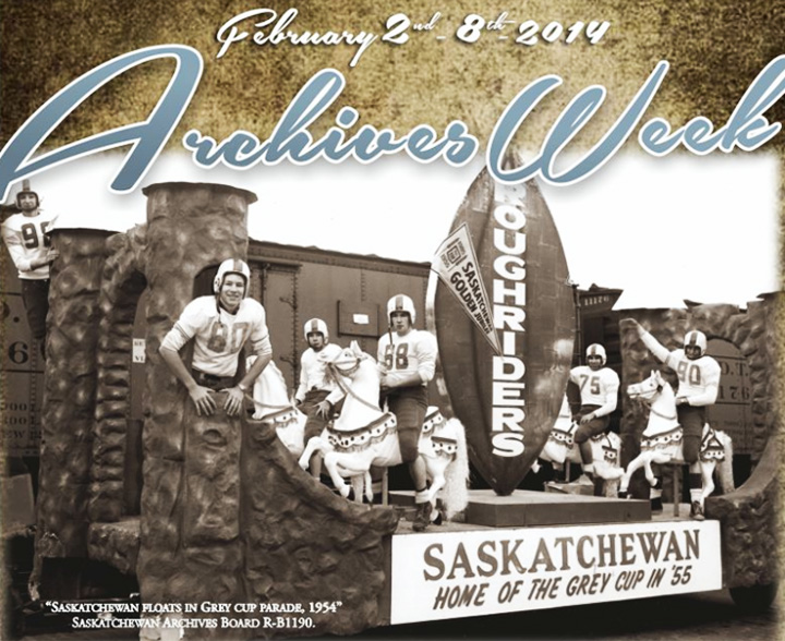 Provincial government declares 2014 archives week to recognize the efforts preserving Saskatchewan’s rich history.