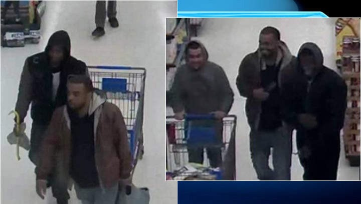 Three suspects in the Birks jewellery store robbery in Saskatoon on Feb. 1, 2014.