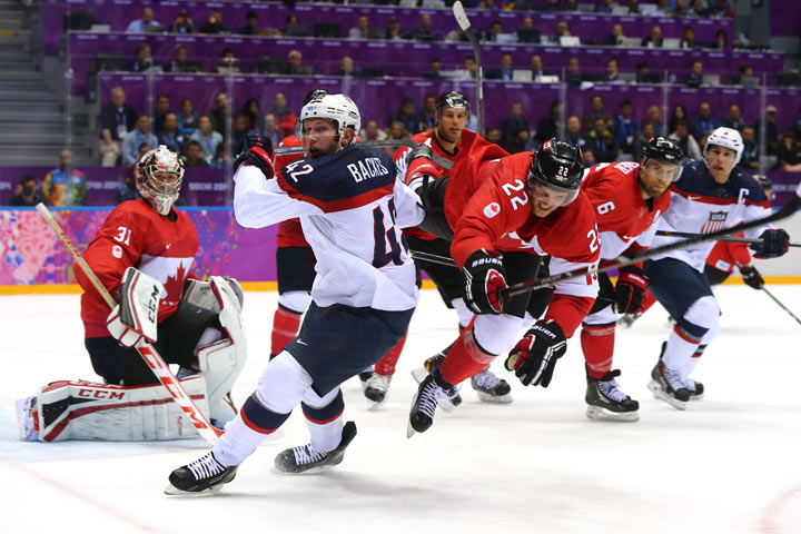 USA H42 mint TICKET 21.2.2014 Olympia Sotschi Russia Eishockey Men's Kanada 