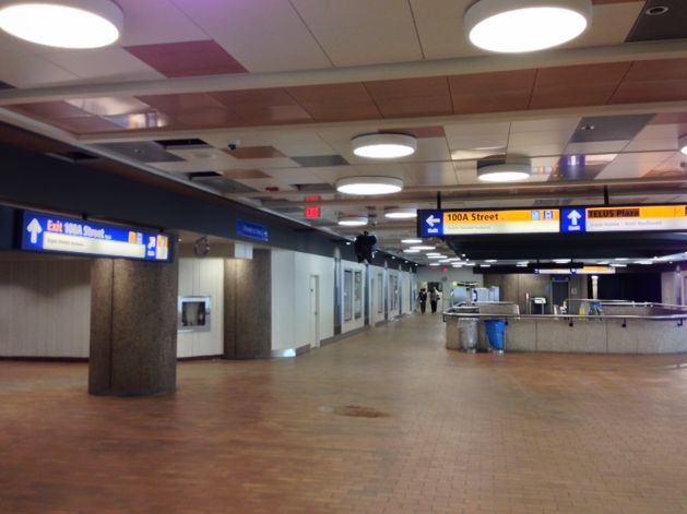 After a year and a half reconstruction of Edmonton's Central Station is complete, Tuesday, Feb. 11, 2014. 