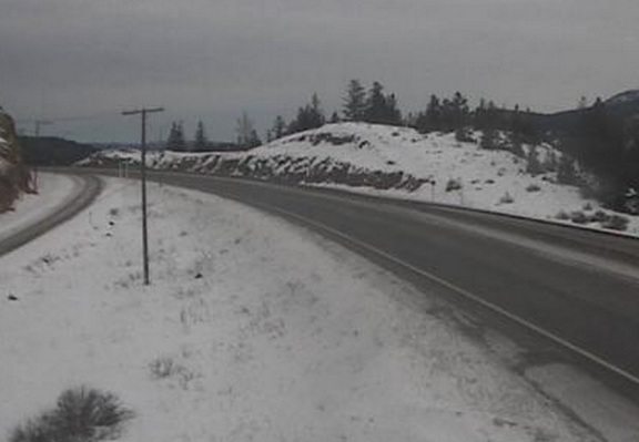The Coquihalla Highway is closed between Hope and Merritt.