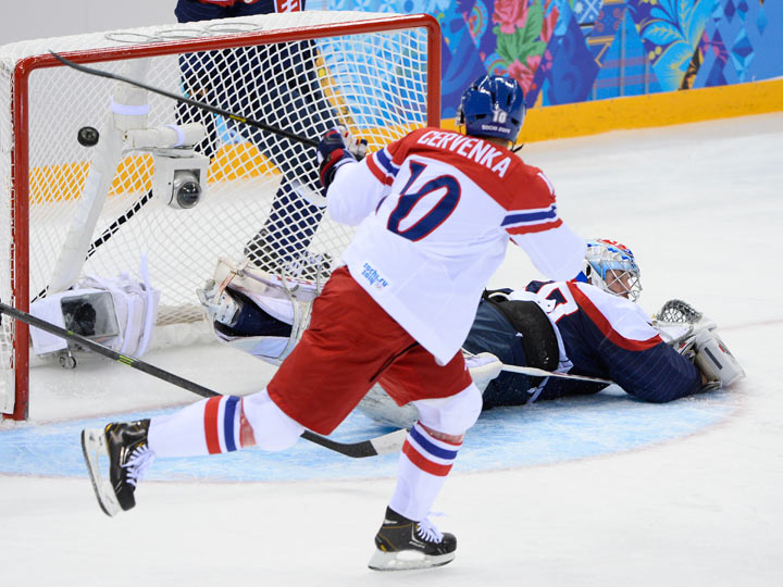 Czech Republic vs Slovakia: Qualifying game in men's Olympic hockey