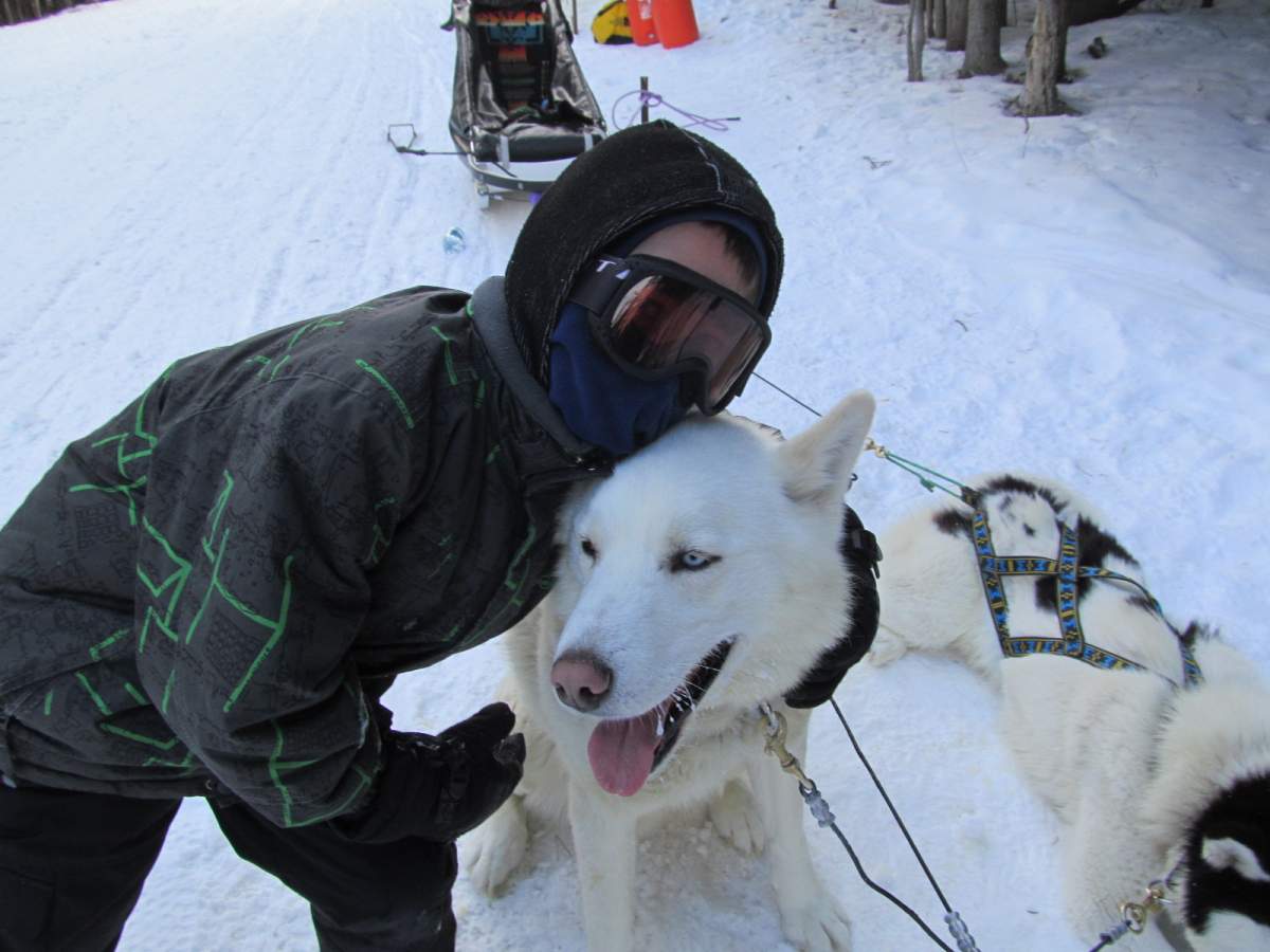 Darcie with dog Jack
