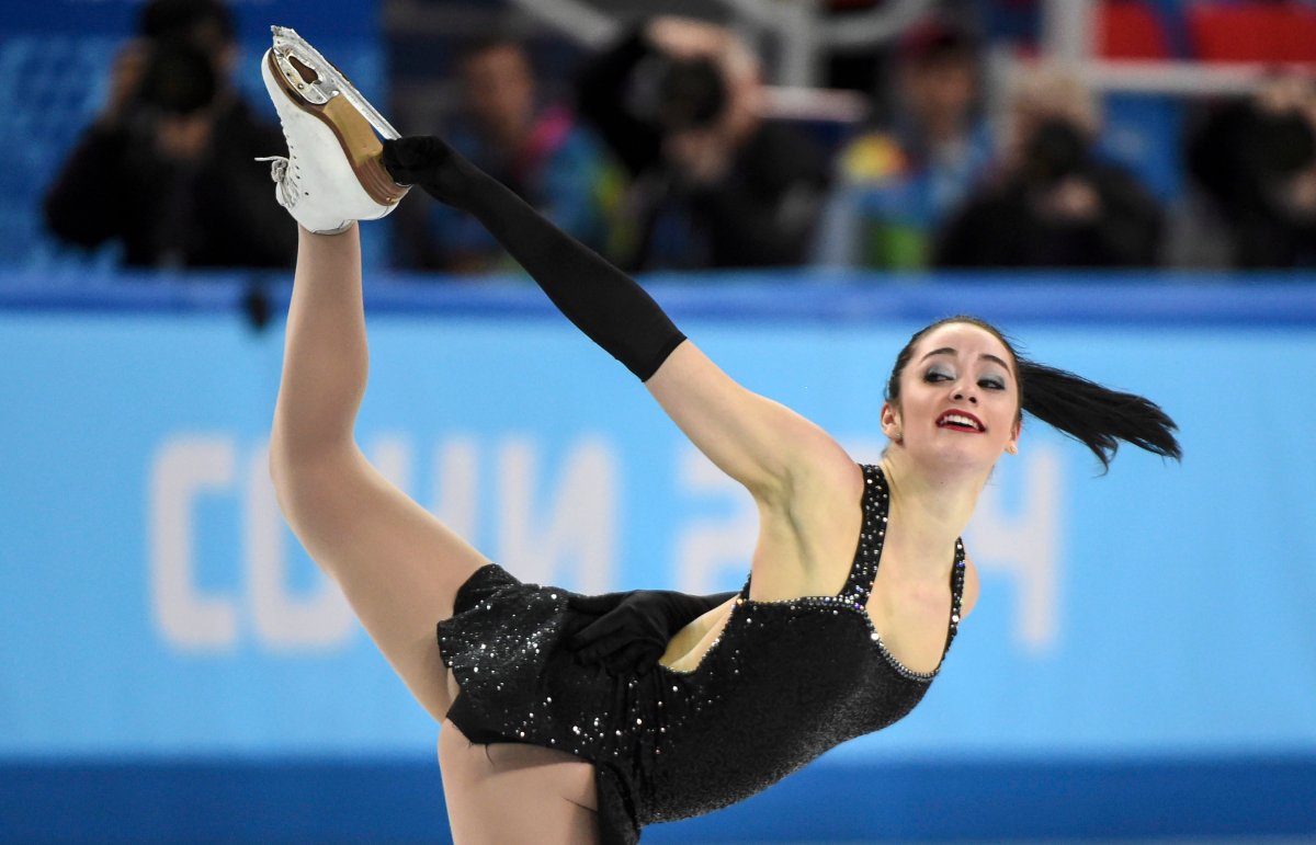 Canada's Kaetlyn Osmond performs her short program in the women's figure skating competiton at the Sochi Winter Olympics Wednesday, February 19, 2014 in Sochi. 