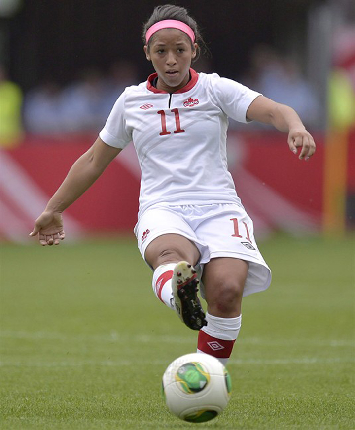 Desiree Scott is one of two Winnipeggers who have been nominated for a national soccer award.
