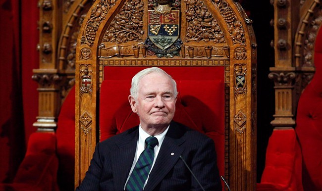 Governor General David Johnston December 12, 2013, in Ottawa. 