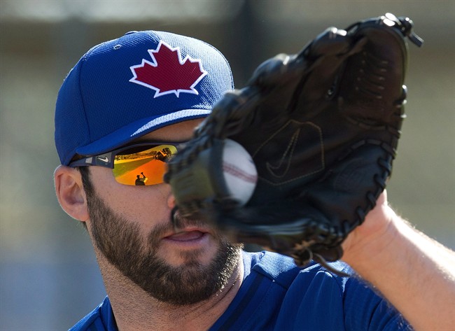 Toronto Blue Jays pitcher Brandon Morrow in Dunedin, Fla., on Monday, February 17, 2014. 