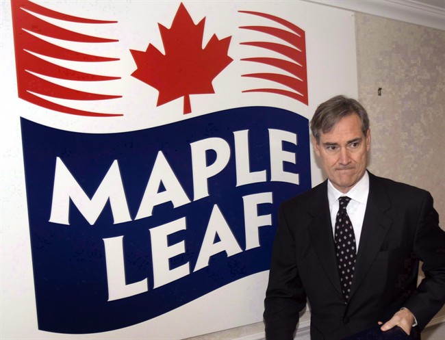 Michael McCain, president of Maple Leaf Foods, is pictured in Laval, Que., on Dec. 12, 2008. 
